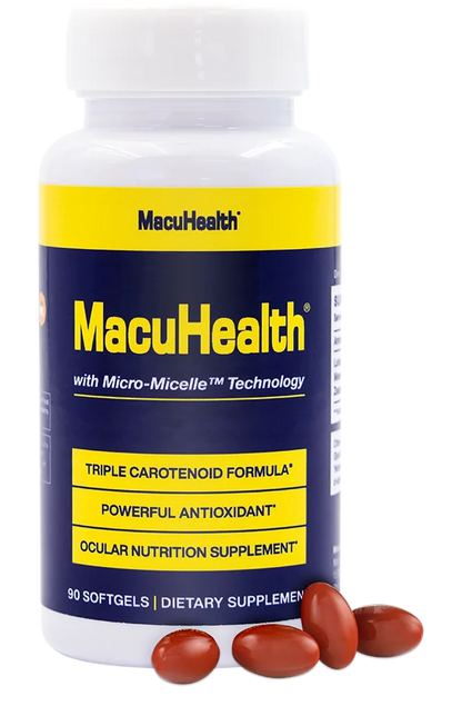 Macuhealth Triple Carotenoid Formula - Eye Vitamins for Adults - 90 Softgels