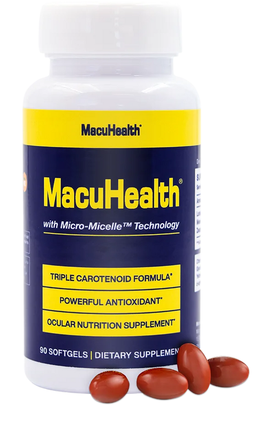 Macuhealth Triple Carotenoid Formula - Eye Vitamins for Adults - 90 Softgels