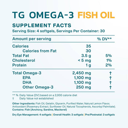 TG Omega-3 120 Count